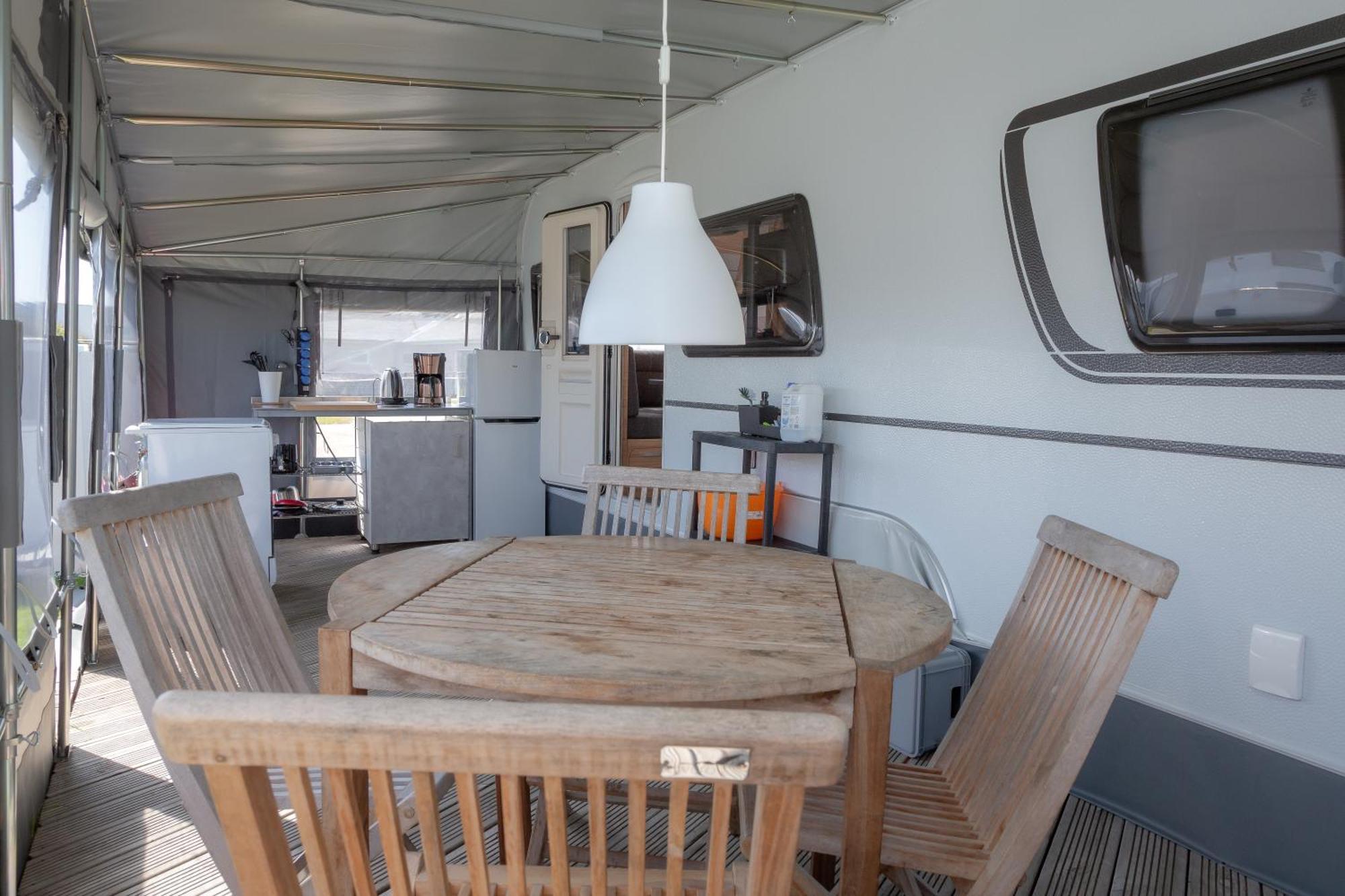 Wohnwagenvermietung Hoernum / Sylt Bagian luar foto