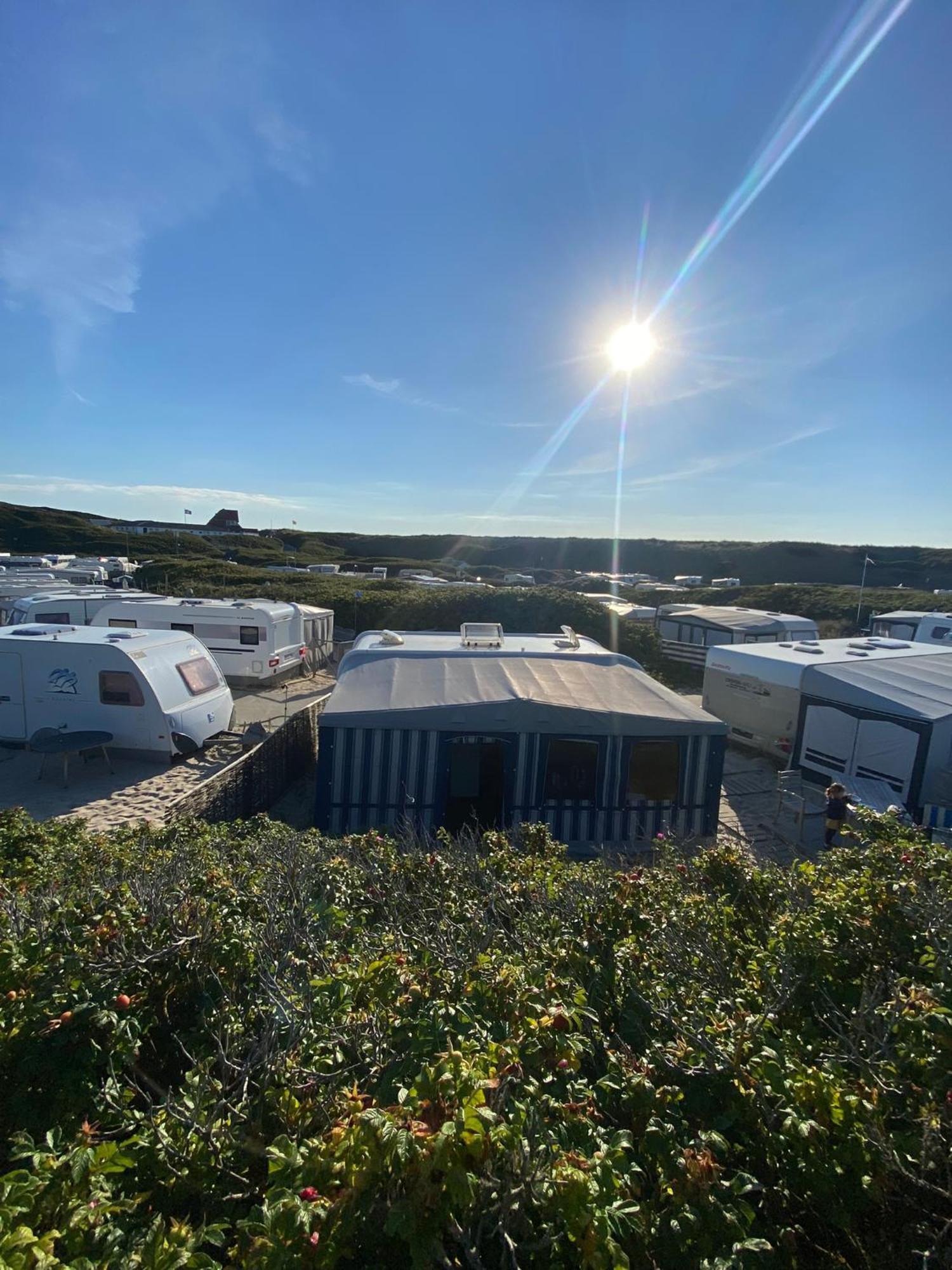Wohnwagenvermietung Hoernum / Sylt Bagian luar foto