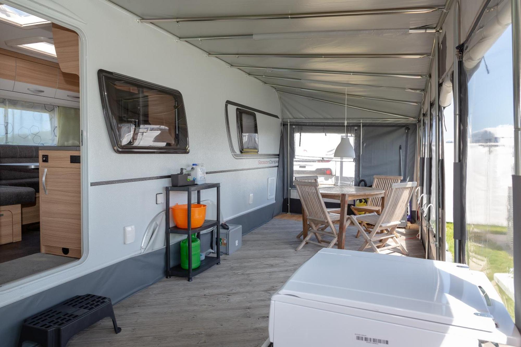 Wohnwagenvermietung Hoernum / Sylt Bagian luar foto