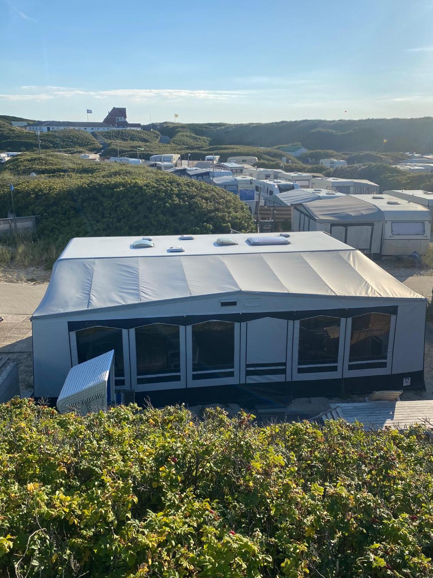 Wohnwagenvermietung Hoernum / Sylt Bagian luar foto