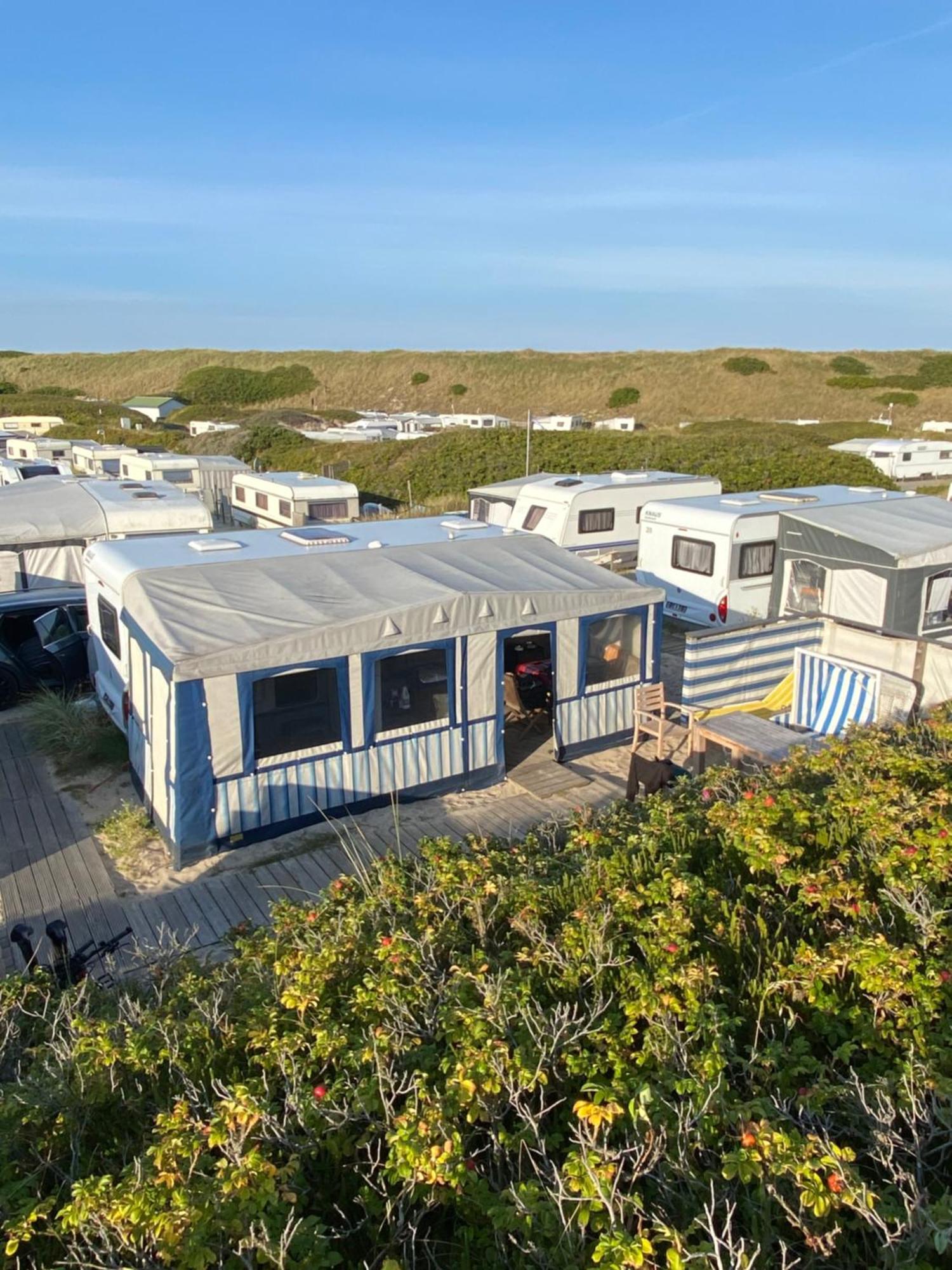 Wohnwagenvermietung Hoernum / Sylt Bagian luar foto