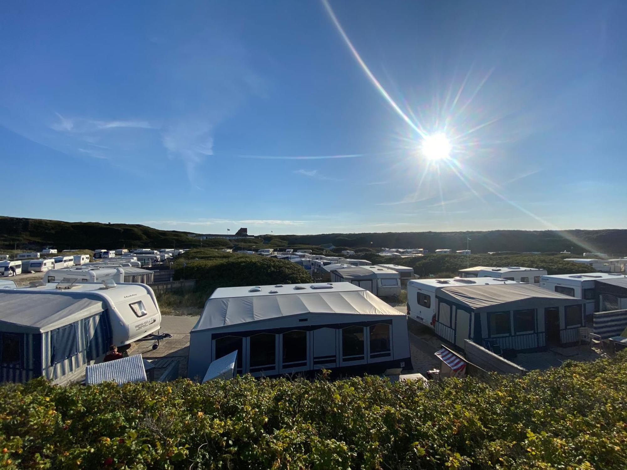 Wohnwagenvermietung Hoernum / Sylt Bagian luar foto