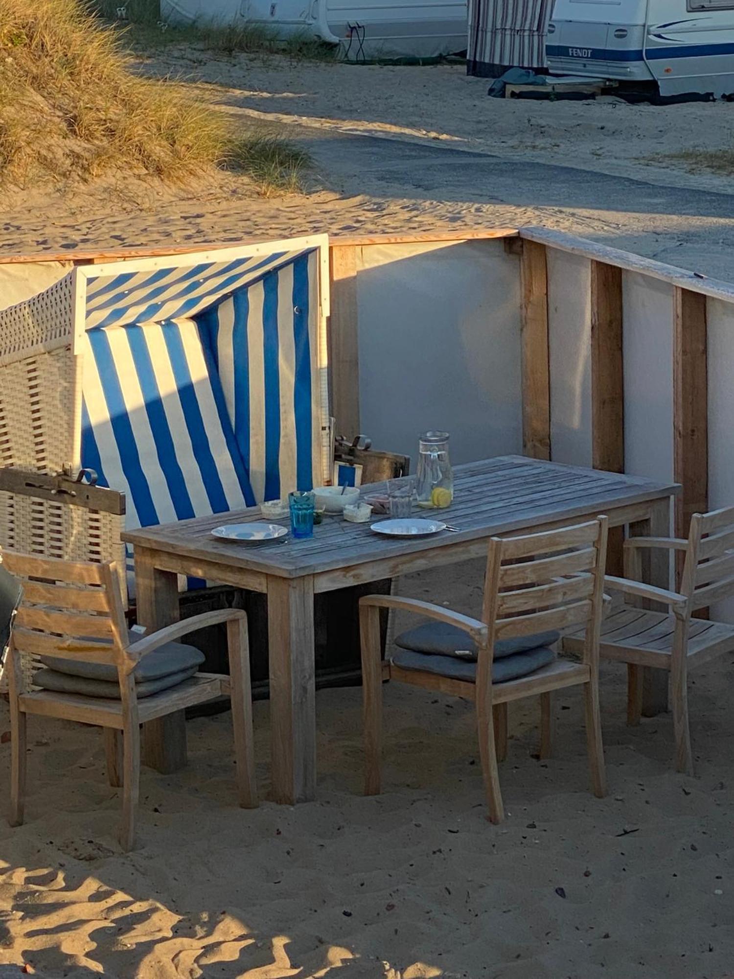 Wohnwagenvermietung Hoernum / Sylt Bagian luar foto